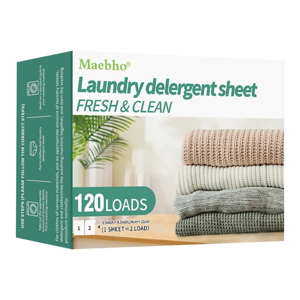 120 Sheets/Pack​​ ​Eco-Friendl - Laundry Strip Eco review and price