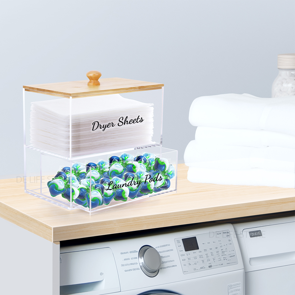 Acrylic Laundry Pods Organizer - Laundry Strip Eco review and price