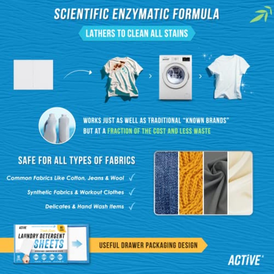 Laundry Detergent Sheets Eco W - Laundry Strip Eco review and price