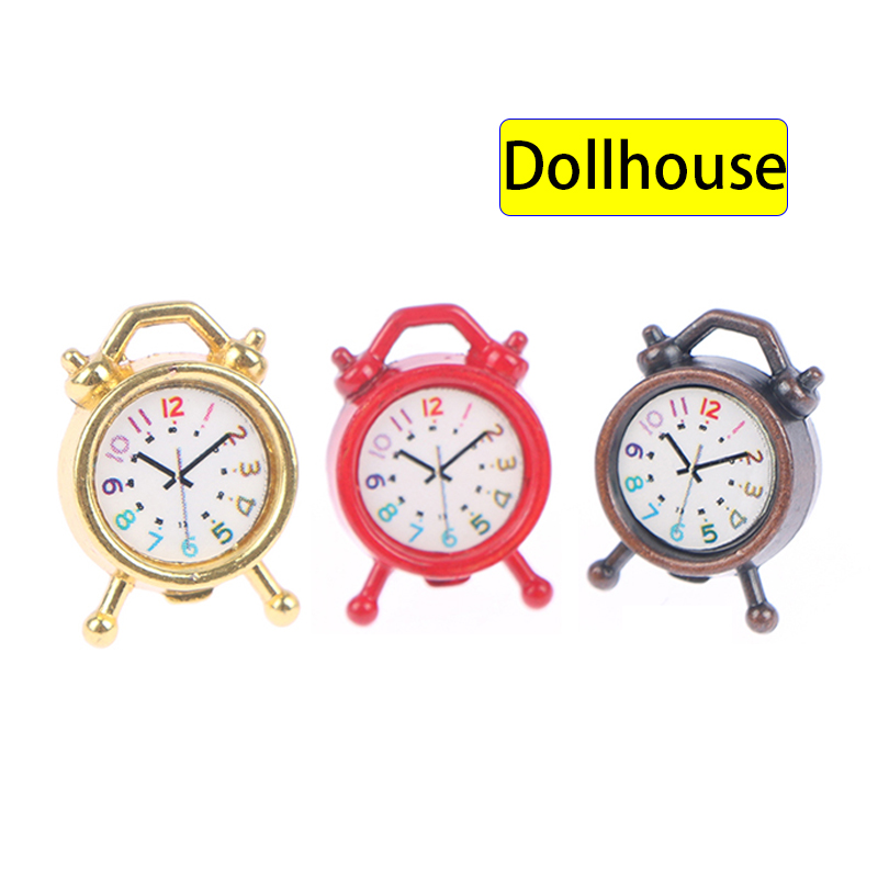 1PC 1:12 Scale Alarm Clock Dol - Sustainable Living Products review and price